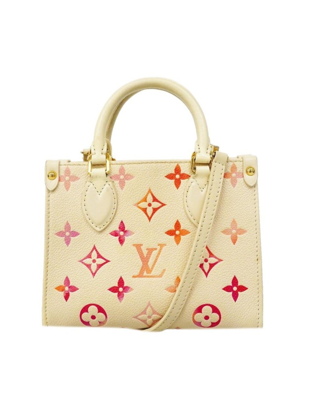Louis Vuitton Handbag Monogram Empreinte On The Go BB Sunrise Aquarelle 2-Way